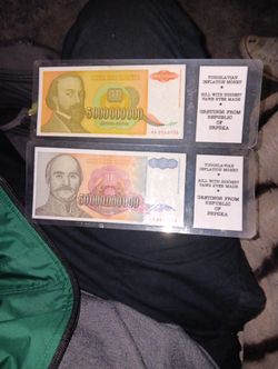 Yugoslavia Vian Iflamtion Money