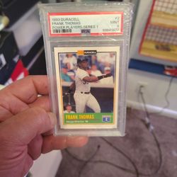 Frank Thomas 1993 Duracell Baseball Card