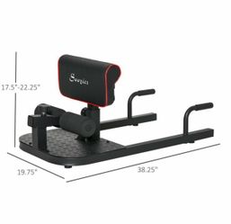 Soozier 3in1 Padded Push Up Sit Up Squat Machine