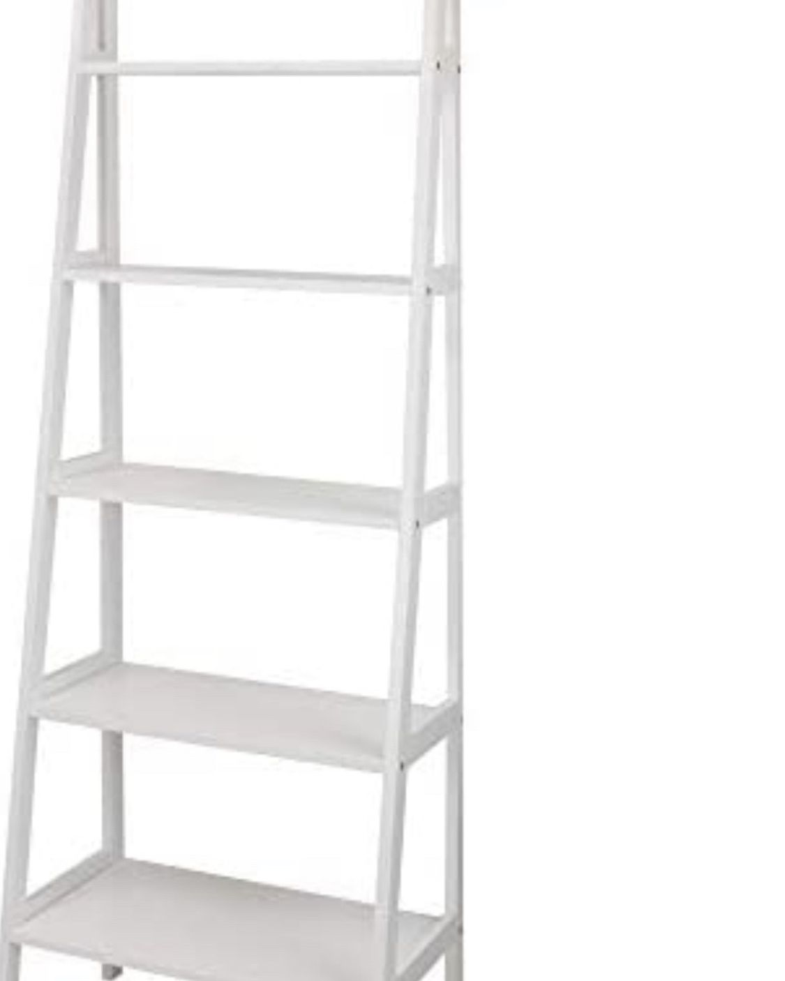 White Ladder Style Bookcase
