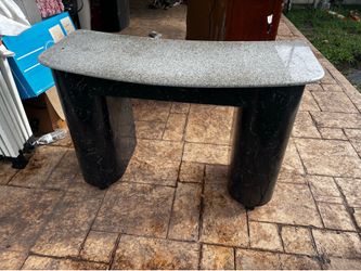 Gorgeous nail work station granite top