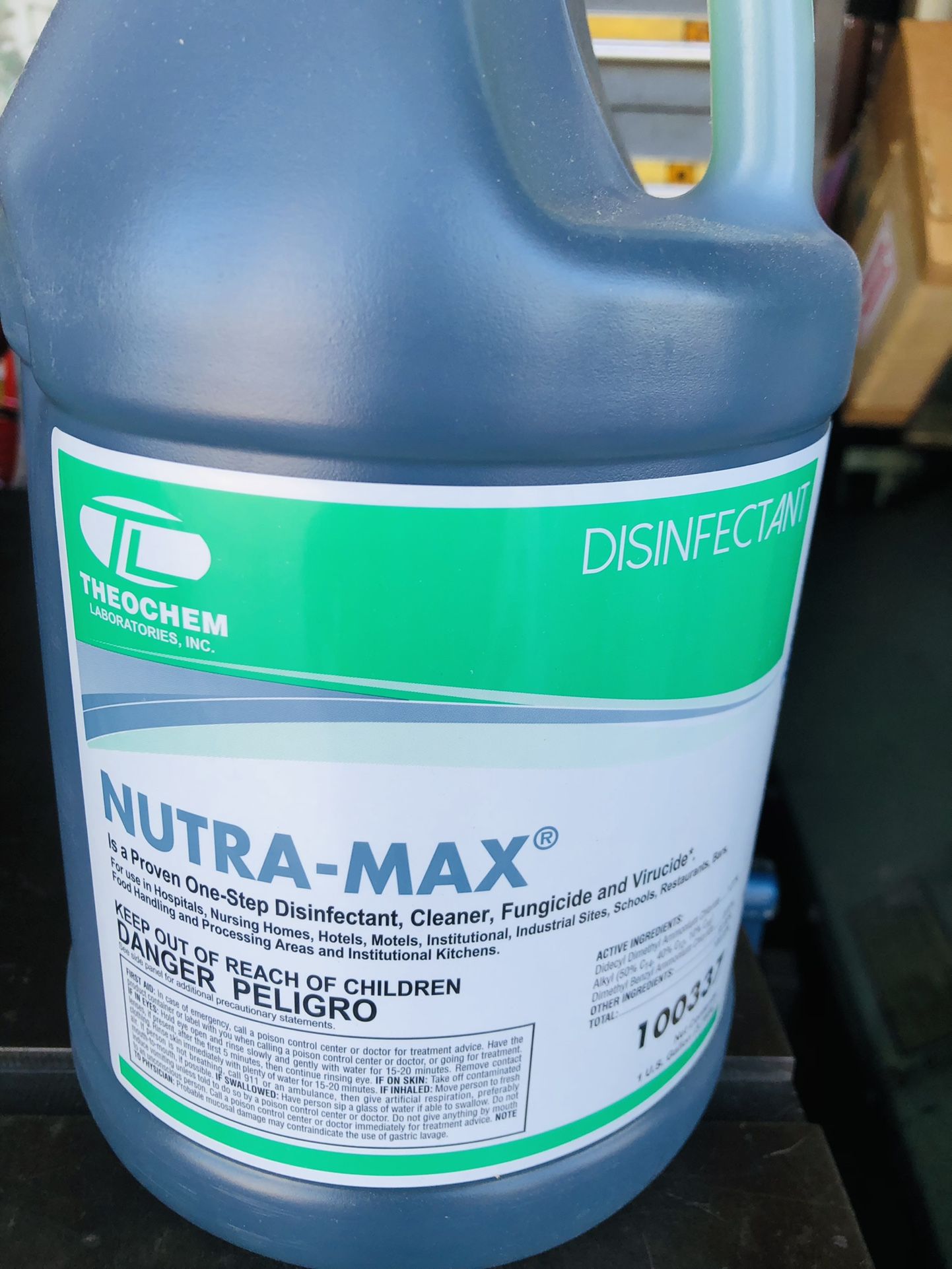 Theochem - Nutra-Max - Concentrated Disinfectant, Cleaner, Deodorizer