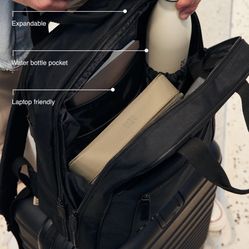 BEÍS Expandable Backpack In Black