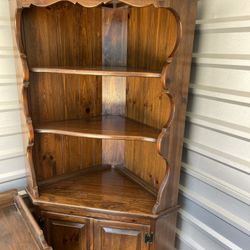 Wooden Corner Shelf