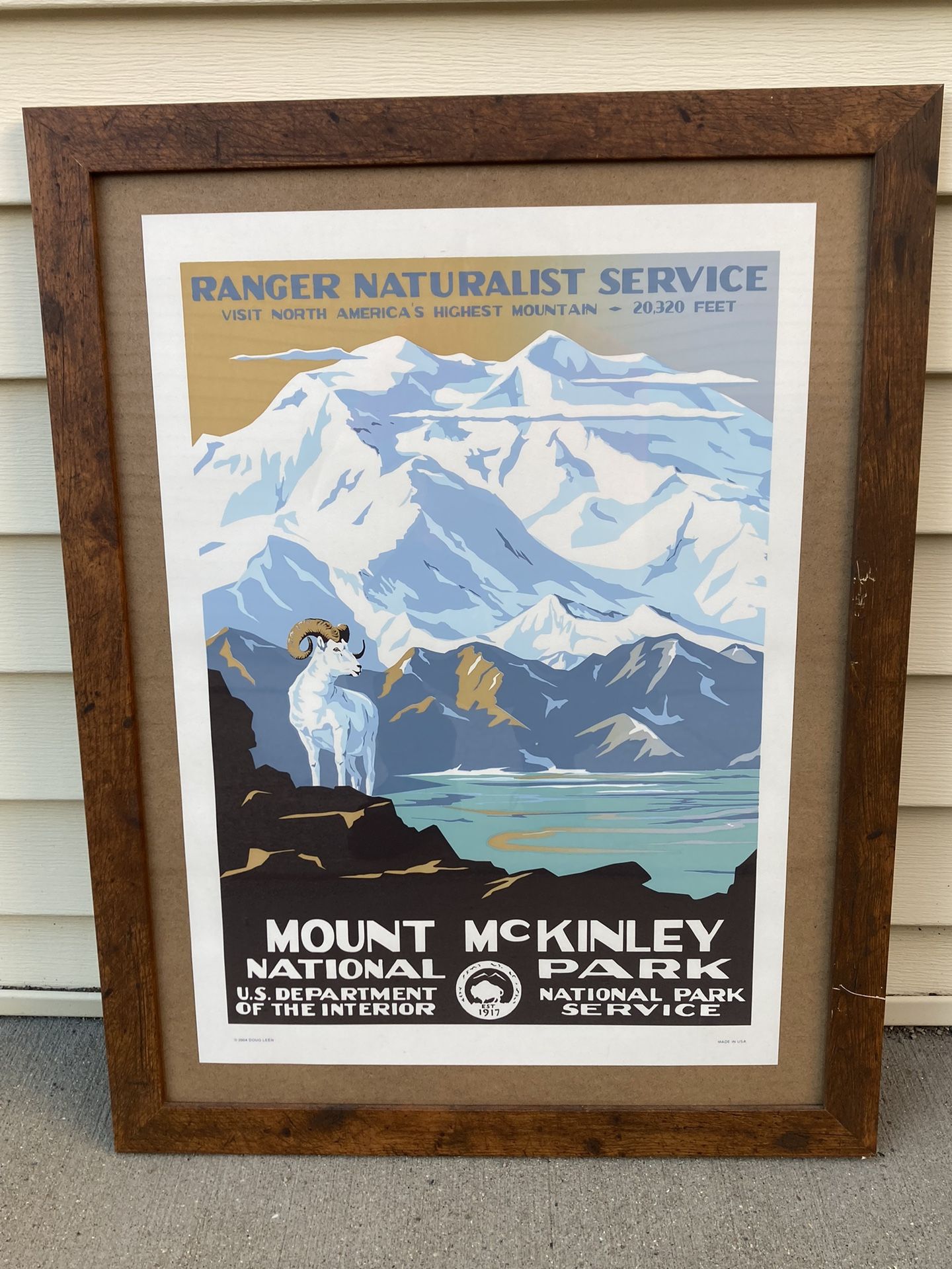 Mount McKinley Framed Poster