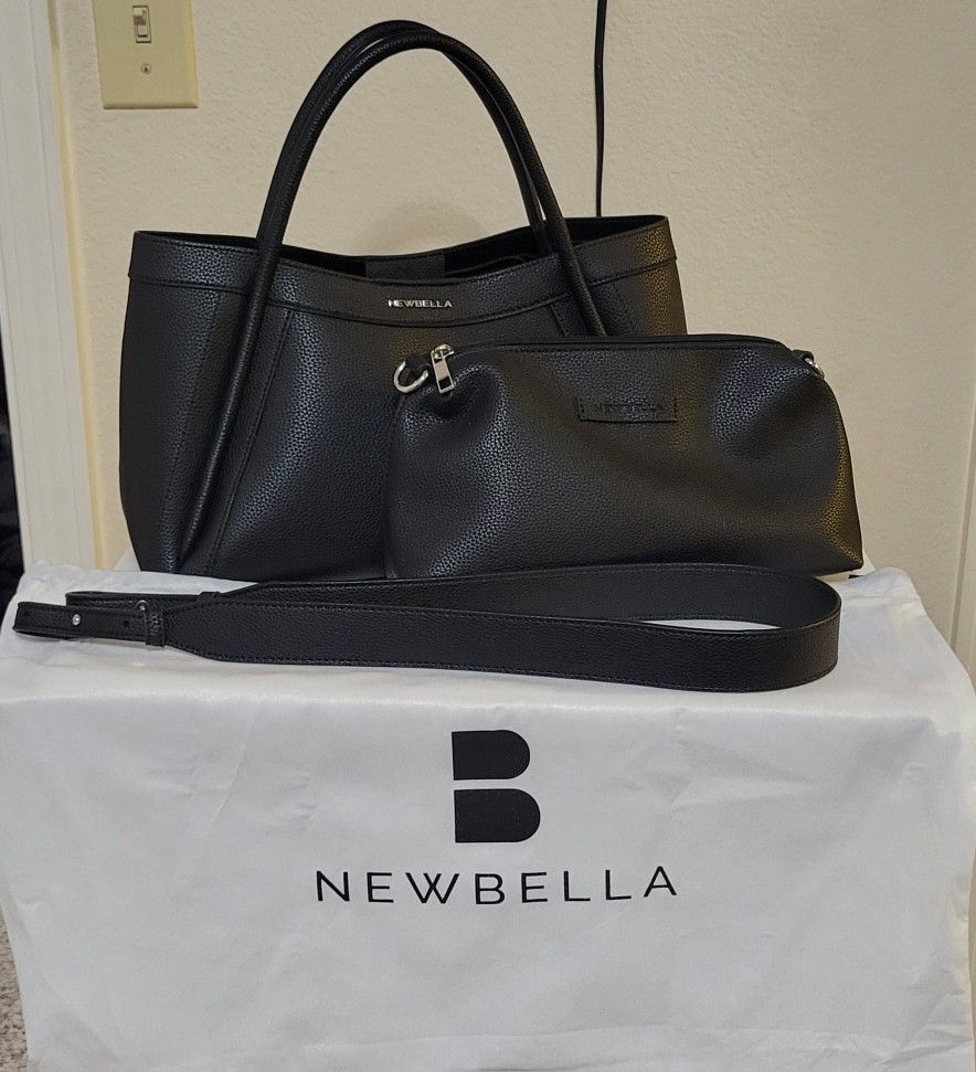 Newbella Kelly 2 Pcs Leather Tote Bag