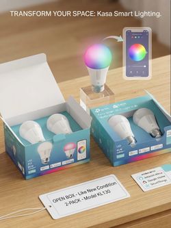 Kasa Smart Wi-Fi Light Bulb - Multicolor (2-Pack)