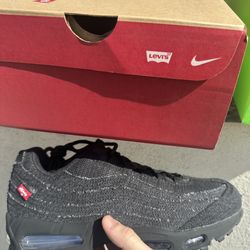 Levi X Nike Air Max 95 Black Anthracite Size 10