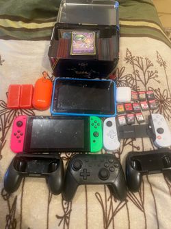 no refund Nintendo Switch Bundle + Pokémon Cards + Games + Accessories