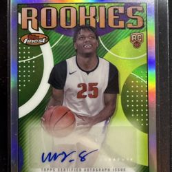 23/24 Topps Finest Rookie Holo Auto Marcus Sasser