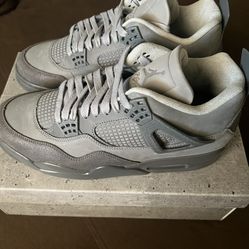 Original Jordan 4 Grey Cement Size 10 New 