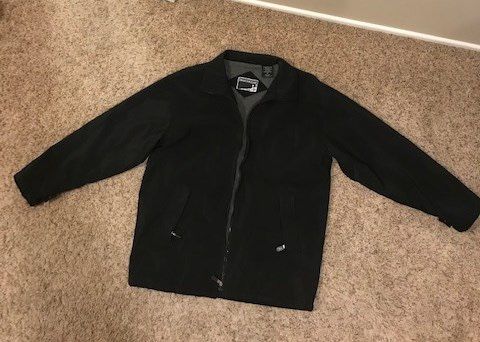 Men’s large black coat. Mountain Club.