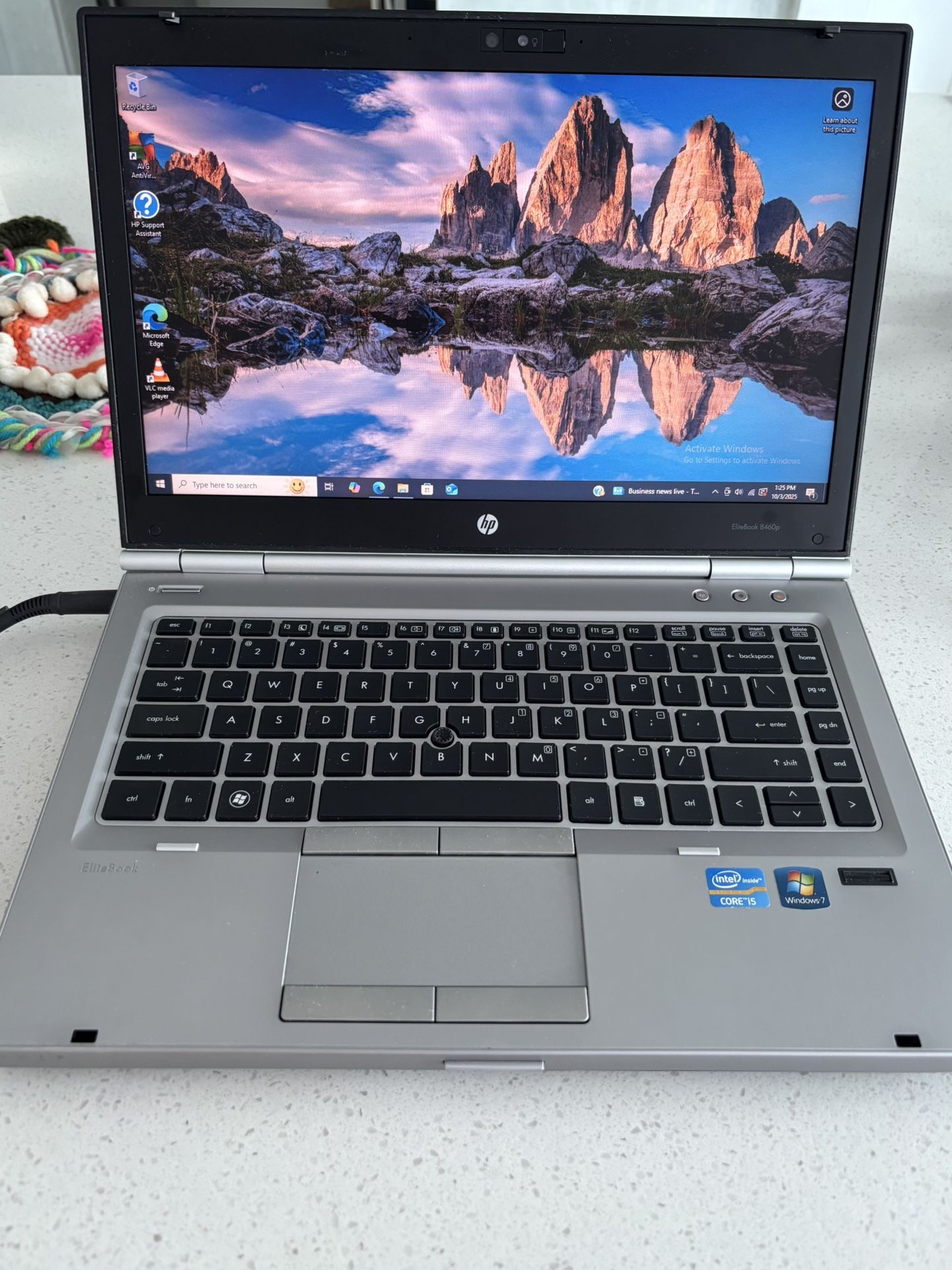 HP Laptop computer EliteBook 8460p