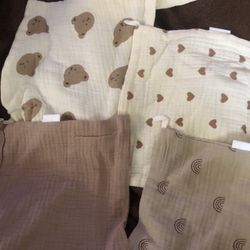 Baby Face Cloth 5 Pack