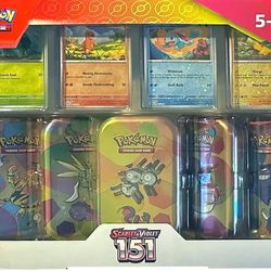 Costco Pokemon Scarlet & Violet 151 Mini Tin 5-pack (Magneton + Meowth)