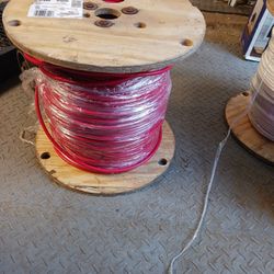 Thhn 4 Str Cu Sim RD 1000SP, 4AWG Red 600V