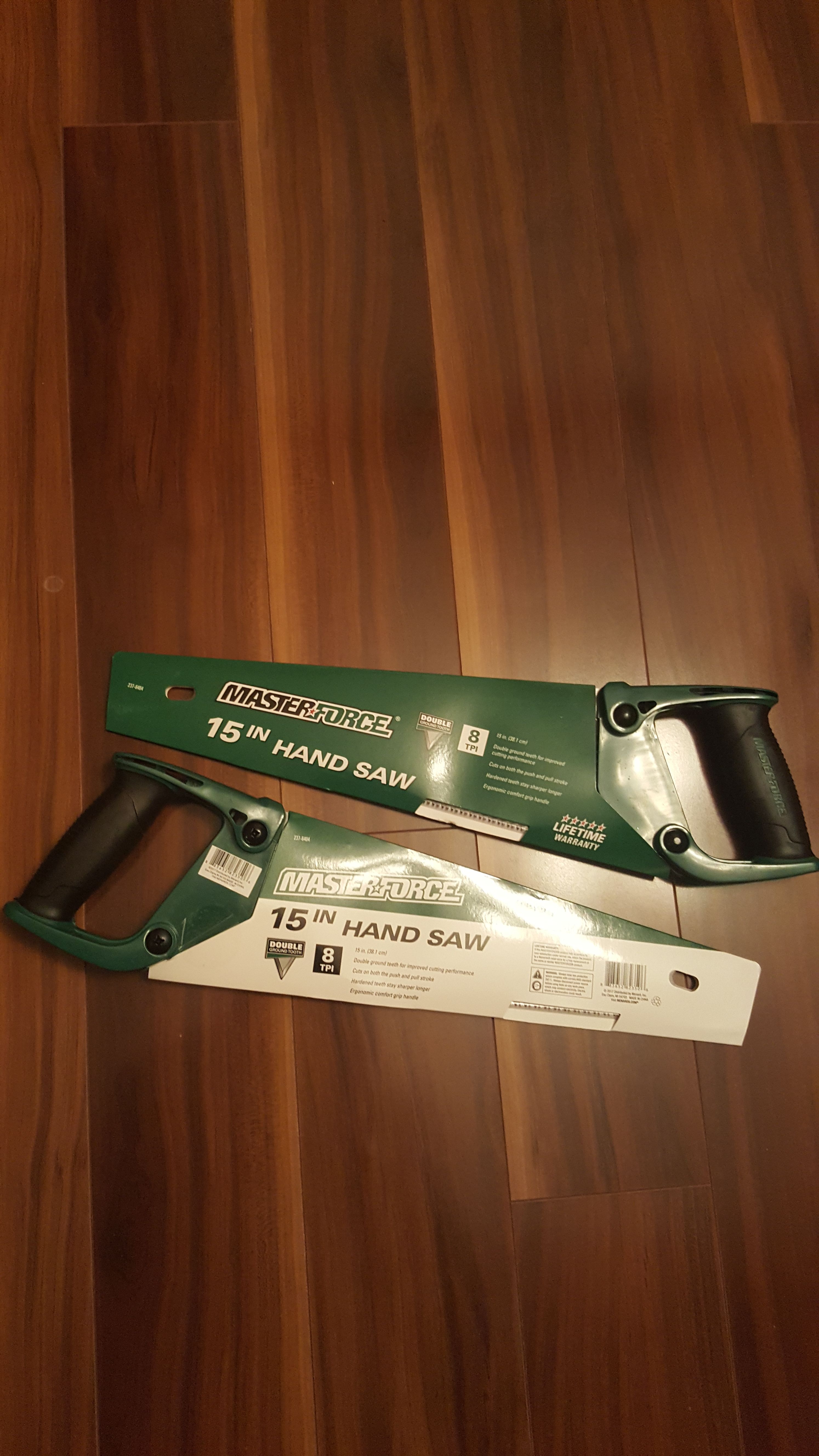 Brand new hand saws
