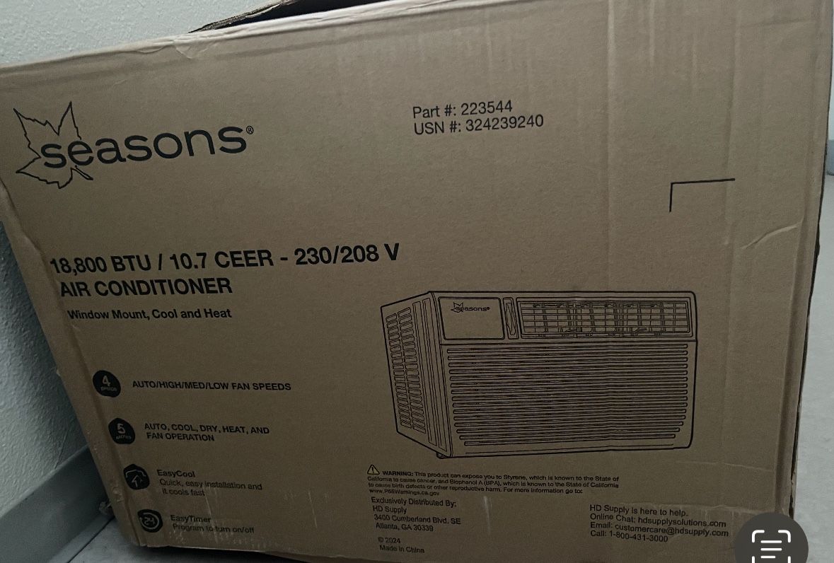 Brand New Window AC (air Conditioner)