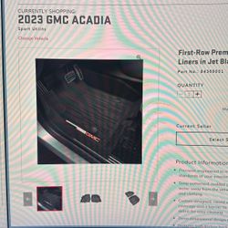 2023 GMC Acadia All-weather Floor Liners