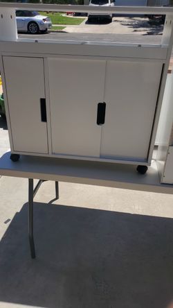 Restroom Cabinet W/wheels
