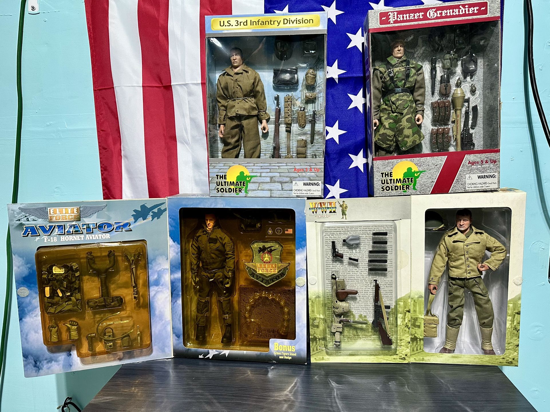 🪖 NIB Military Action Figure Set – 4 Collectibles, Rare & Hard-to-Find