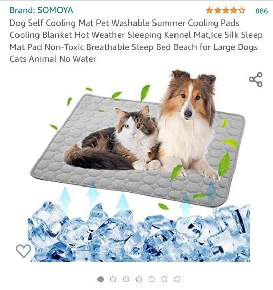 Pet Cooling Mat- Washable