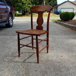 Antique Cained Chair Family Heirloom