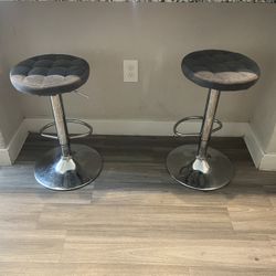 Gray bar Stools 