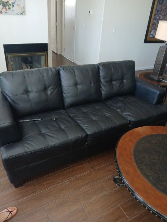 Leather Couch