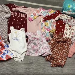 Lots Of Newborn New & Gently Used Clothes . $50 Or Best Offer 