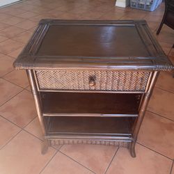Wicker Console Table
