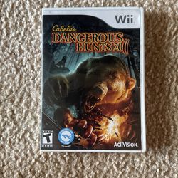 Wii Game Cabela’s Dangerous Hunts 2011