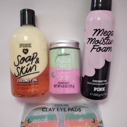 New VS PINK Body Care Spa Set