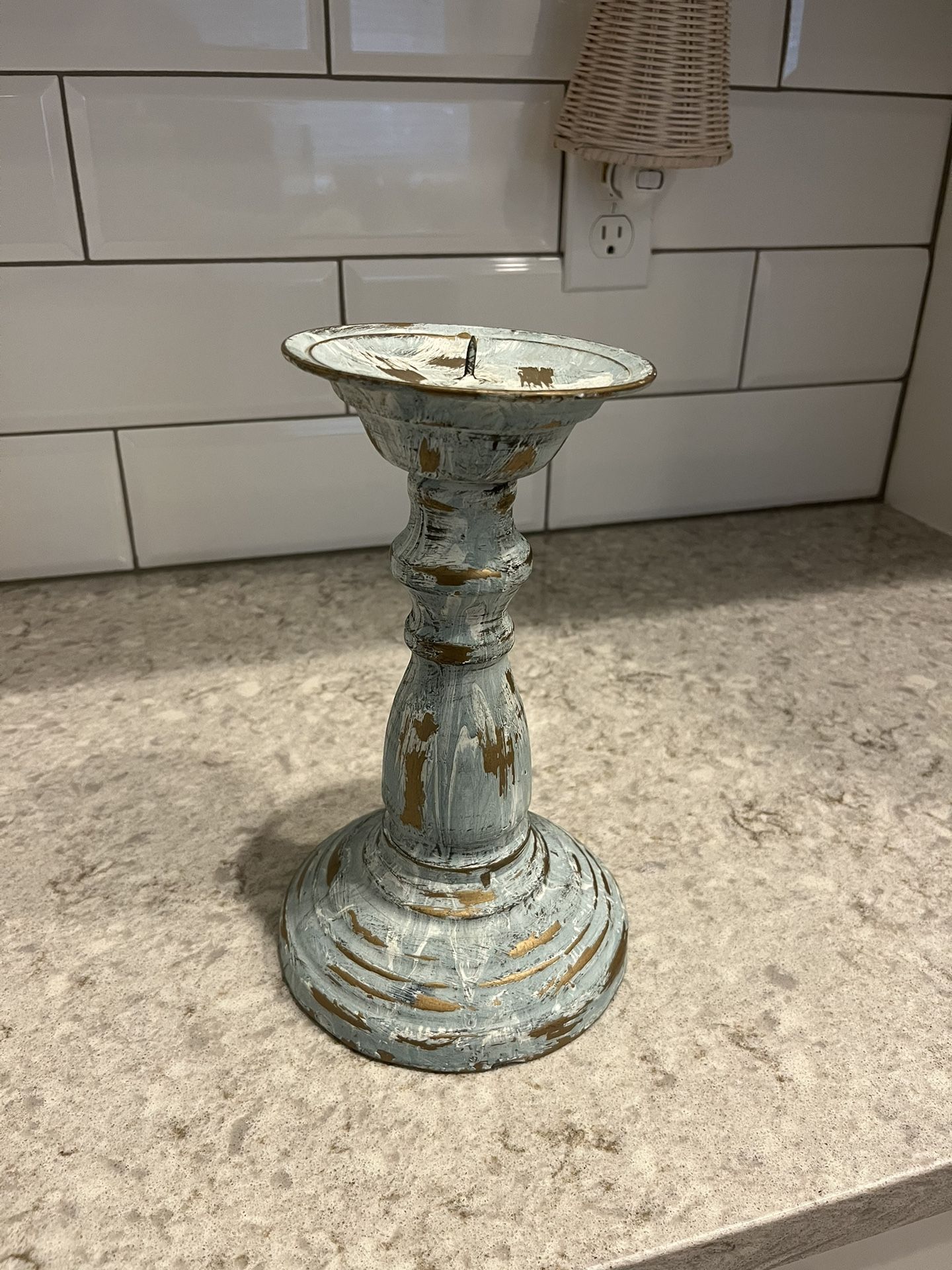 Metal Candle Holder $5