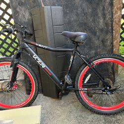Mountain Bike Red And Black 26”