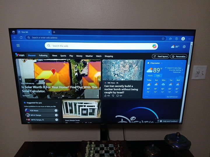 Samsung 55 Inch Wide Screen 4K QLED Tv