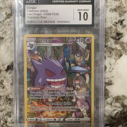 Pokemon Gengar TG06 Holo Trainer Gallery Lost Origin - CGC 10