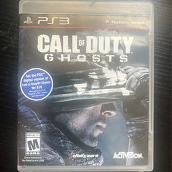 Call of Duty: Ghosts (Sony PlayStation 3, 2013)