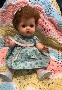 Vintage American Character Tiny Tears Doll. Late 50s early 60’s.
