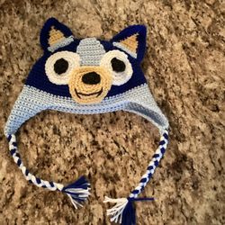 Crocheted Bluey Hat