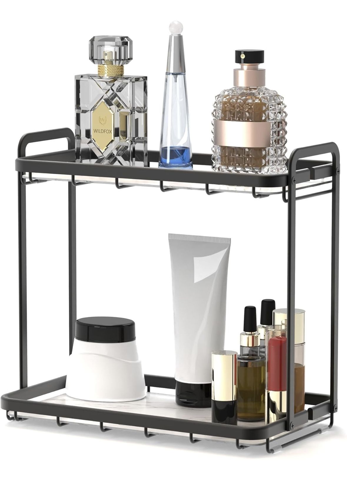 Shelf Black Metal Organizer