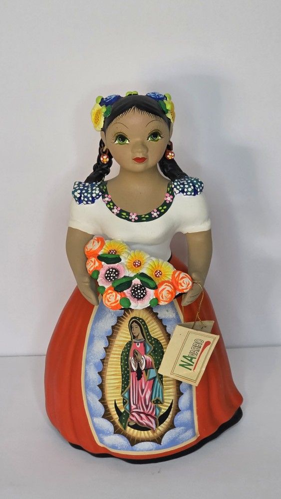 Mexican Lupita Porcelain Doll