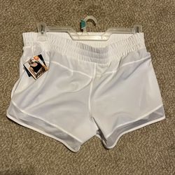 White AVIA Running Shorts