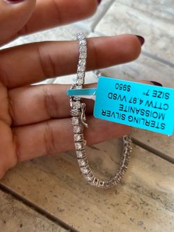 Moissanite 💎 Tennis Bracelet 7in