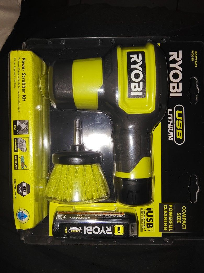 Ryobi Power Scrubber Kit