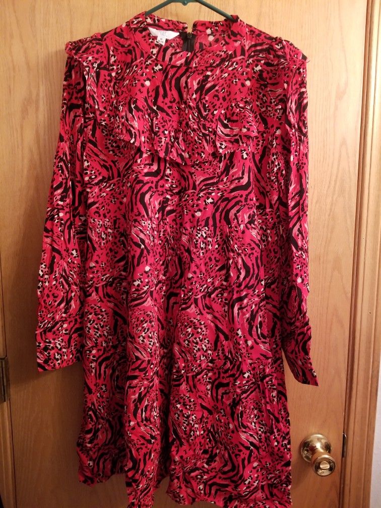 Junior Womens Dress Dresses Size Medium 8 10 & Gray Zip Up Sweater Size Small Never Worn