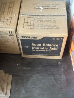 Liquid Chlorine and Muratic Acid