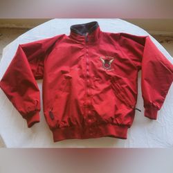 Antique Motorcycle Club Of America Fleece-Lined Full-Zip Jacket Size (L) Large  - VGC
