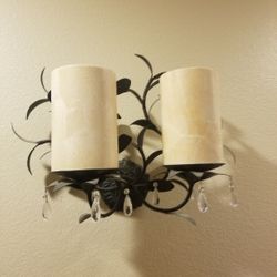 Gold Canyon Candle Company Sconce and 2 Pillars