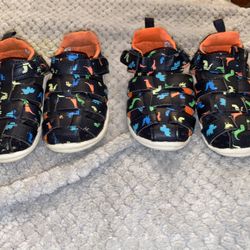 Carter’s Dino Sandals Size 4 And 5